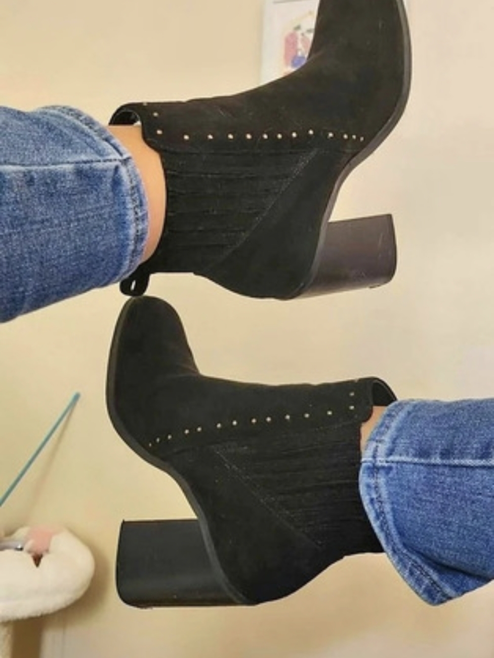 Black Ankle Boots Like New Forever 21